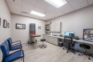 Eye Specialist office exam room